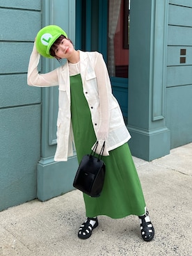 「Coming soon…」｜hamamoto hiyoriさん（レディース・156cm）の夏コーディネート