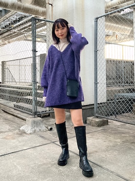 「Coming soon…」｜「アイテム（ブーツ）」を使った、hamamoto hiyoriさん（レディース・156cm）の秋コーディネート