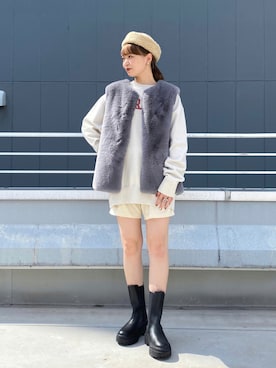 hamamoto hiyoriさん（レディース・156cm）の秋コーディネート