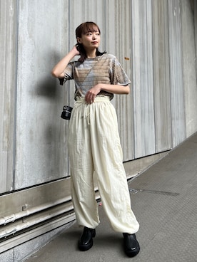 hamamoto hiyoriさん（レディース・156cm）の夏コーディネート