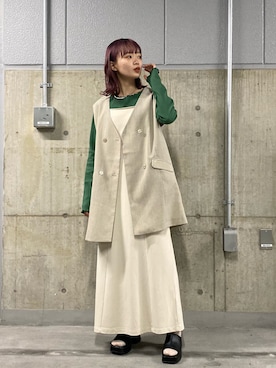 「Coming soon…」｜hamamoto hiyoriさん（レディース・156cm）の春コーディネート