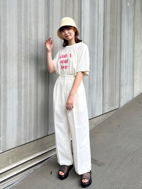 hamamoto hiyoriさん（レディース・156cm）の夏コーディネート