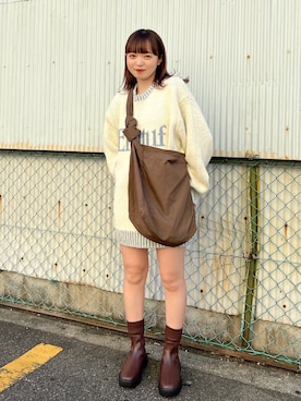 「未来のWEARISTAプロジェクト」｜hamamoto hiyoriさん（レディース・156cm）の秋コーディネート
