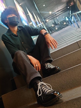 田舎館村さんの（Onitsuka Tiger | オニツカタイガー）を使ったコーディネート
