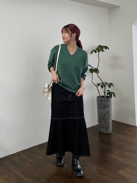 「マイベストコーデ2023」｜「アイテム（その他シューズ）」を使った、krn563さん（レディース・162cm）の冬コーディネート