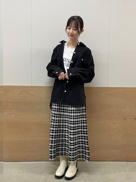 あみさん（レディース・160cm）の秋コーディネート