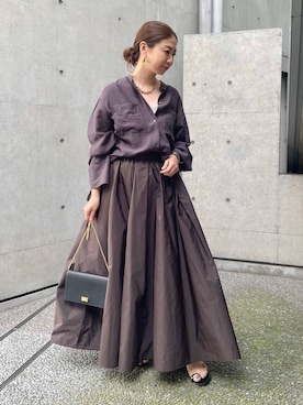 「Chaos（カオス）のアイテム（スカート）」を使った、chaos_misaさん（レディース・161cm）の夏コーディネート