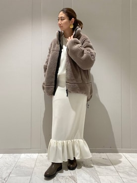 「Chaos（カオス）のアイテム（アクセサリー）」を使った、chaos_misaさん（レディース・161cm）の冬コーディネート