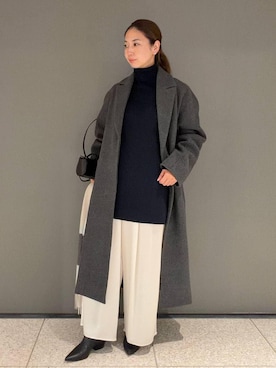 「Chaos（カオス）のChaos(カオス)/◆elegancese◆別注カシミヤストール（ストール/ショール）」を使った、chaos_misaさん（レディース・161cm）の秋コーディネート