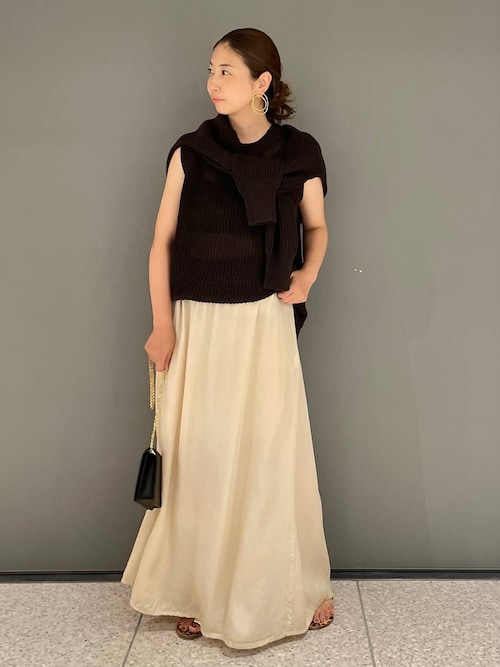 カオスサテンスカートベージュフリー item_961317_main_59_1686206104.jpg