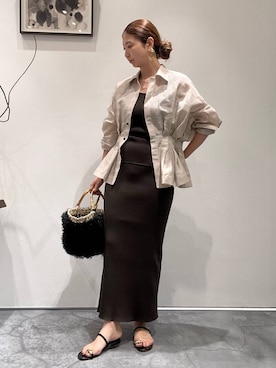 「Chaos（カオス）のアイテム（スカート）」を使った、chaos_misaさん（レディース・161cm）の夏コーディネート