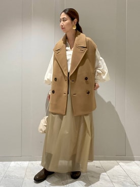 「Chaos（カオス）のアイテム（その他アウター）」を使った、chaos_misaさん（レディース・161cm）の秋コーディネート