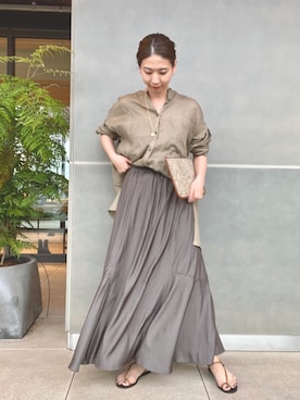 chaos_misaさん（レディース・161cm）の夏コーディネート