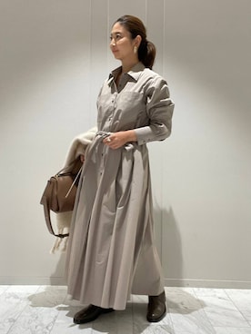 「Chaos（カオス）のアイテム（ワンピース/ドレス）」を使った、chaos_misaさん（レディース・161cm）の秋コーディネート