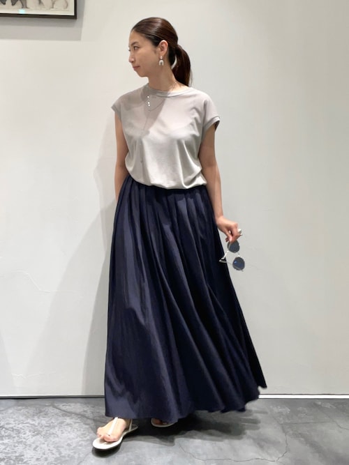 Chaos 丸の内chaos_misaさんのTシャツ/カットソー「Chaos(カオス)/ベールTシャツ(Chaos|カオス)」を使ったコーディネート