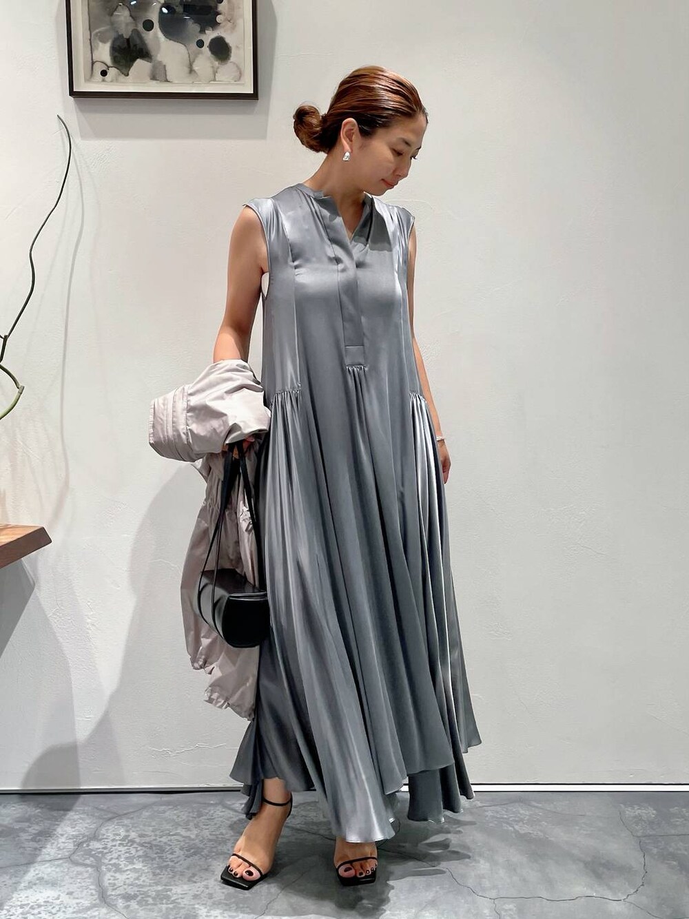 Chaos(カオス)/【新色登場】サンディングシルクワンピースを使った人気