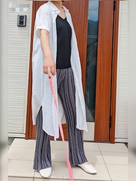 「fifth（フィフス）のアイテム（キャミソール）」を使った、miyaccchiさん（レディース・165cm）の夏コーディネート