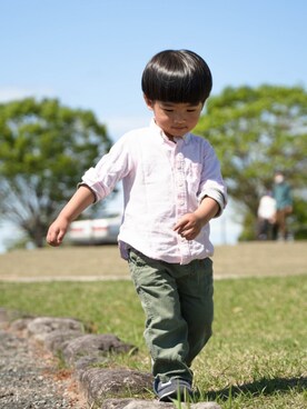 「こども ビームス（コドモビームス）のアイテム」を使った、ayapon110さん（レディース・168cm）の夏コーディネート
