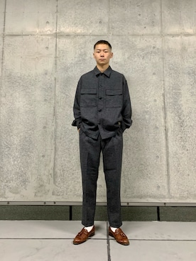 「PENDLETON（ペンドルトン）のアイテム（その他アウター）」を使った、さったくさん（メンズ・175cm）の秋コーディネート