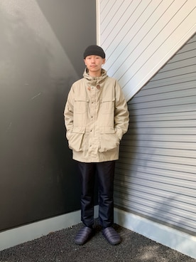 「SIERRA DESIGNS（シェラデザイン）のアイテム（マウンテンパーカー）」を使った、さったくさん（メンズ・175cm）の冬コーディネート