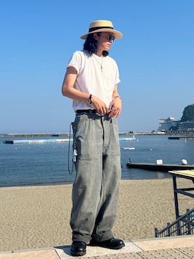 「夏ファッション」｜「VINTAGE（ヴィンテージ）のアイテム」を使った、kouki070311さん（メンズ・172cm）の夏コーディネート