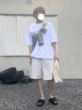 「FACTOTUM（ファクトタム）のアイテム（アクセサリー）」を使った、だらしさん（メンズ・165cm）の夏コーディネート