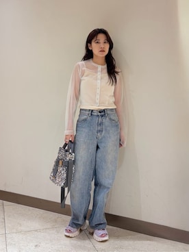 山田 オデット エ オディール スタッフさん(レディース・158cm)の夏コーディネート