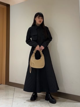 山田　オデット エ オディール スタッフさん（レディース・158cm）の冬コーディネート