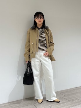 「SY UNITED ARROWS（シーユナイテッドアローズ）のアイテム」を使った、山田　オデット エ オディール スタッフさん（レディース・158cm）の春コーディネート