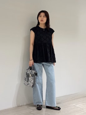 山田 オデット エ オディール スタッフさん(レディース・158cm)の夏コーディネート