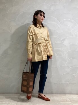 山田 オデット エ オディール スタッフさん(レディース・158cm)の春コーディネート