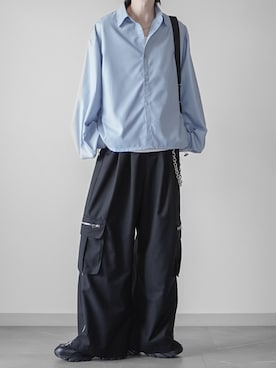 「アイテム（ウォレットチェーン）」を使った、翔【低身長コーデ】さん（メンズ・167cm）の秋コーディネート
