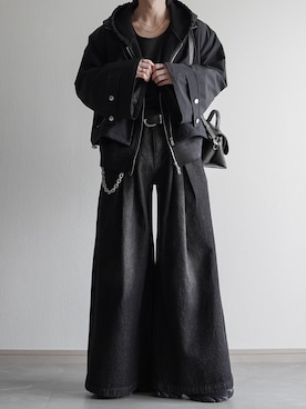 「アイテム（ダウンジャケット/コート）」を使った、翔【低身長コーデ】さん（メンズ・167cm）の春コーディネート