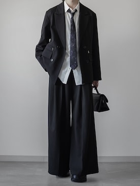 「アイテム（ネクタイ）」を使った、翔【低身長コーデ】さん（メンズ・167cm）の冬コーディネート