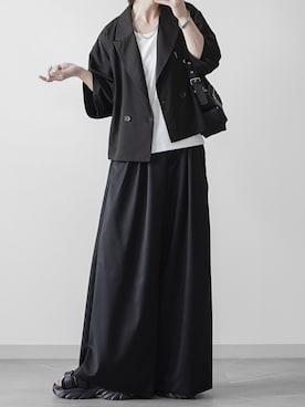 「アイテム（テーラードジャケット）」を使った、翔【低身長コーデ】さん（メンズ・167cm）の夏コーディネート