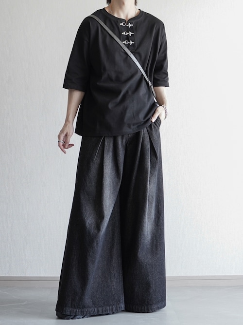 翔【低身長コーデ】｜ELLUVのデニムパンツを使ったコーディネート - WEAR