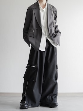 「アイテム（テーラードジャケット）」を使った、翔【低身長コーデ】さん（メンズ・167cm）の春コーディネート