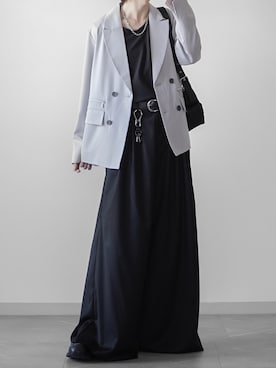 「アイテム（テーラードジャケット）」を使った、翔【低身長コーデ】さん（メンズ・167cm・20代）の夏コーディネート