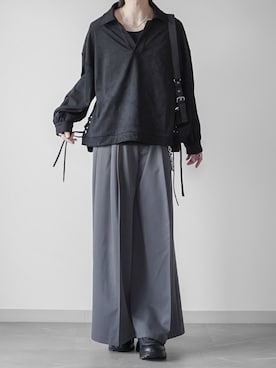 「アイテム（トップス）」を使った、翔【低身長コーデ】さん（メンズ・167cm・20代）の秋コーディネート