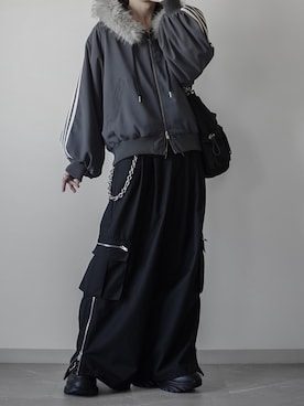 「アイテム（ジャージ）」を使った、翔【低身長コーデ】さん（メンズ・167cm）の冬コーディネート