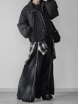 「アイテム（スウェットパンツ）」を使った、翔【低身長コーデ】さん（メンズ・167cm・20代）の冬コーディネート