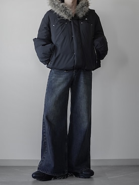 「アイテム（パーカー）」を使った、翔【低身長コーデ】さん（メンズ・167cm・20代）の冬コーディネート