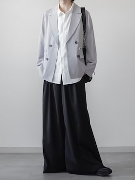 「アイテム（ジャケット/アウター）」を使った、翔【低身長コーデ】さん（メンズ・167cm）の夏コーディネート