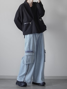 「アイテム（テーラードジャケット）」を使った、翔【低身長コーデ】さん（メンズ・167cm・20代）の秋コーディネート