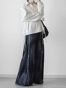 「アイテム（スウェットパンツ）」を使った、翔【低身長コーデ】さん（メンズ・167cm・20代）の秋コーディネート