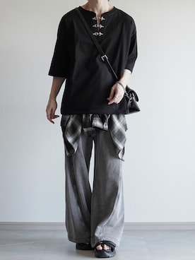 「Alfred Alex（アルフレッドアレックス）のアイテム」を使った、翔【低身長コーデ】さん（メンズ・167cm）の夏コーディネート