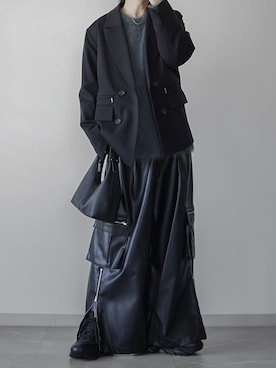 「アイテム（テーラードジャケット）」を使った、翔【低身長コーデ】さん（メンズ・167cm）の秋コーディネート