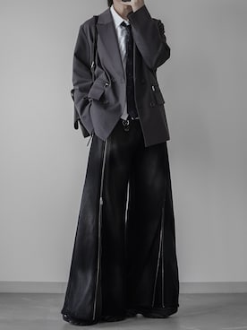 「アイテム（ネクタイ）」を使った、翔【低身長コーデ】さん（メンズ・167cm・20代）の冬コーディネート