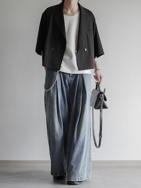 「ハンドバッグ」｜翔【低身長コーデ】さん（メンズ・167cm）の春コーディネート