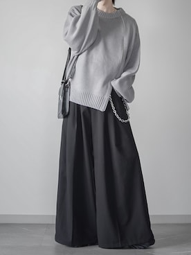 「アイテム（ウォレットチェーン）」を使った、翔【低身長コーデ】さん（メンズ・167cm）の秋コーディネート